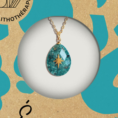 Coffret Duo Énergie collier et parfum - lithothérapie et aromachologie