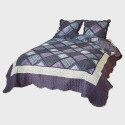 Couvre-lit patchwork + 2 Taies offertes