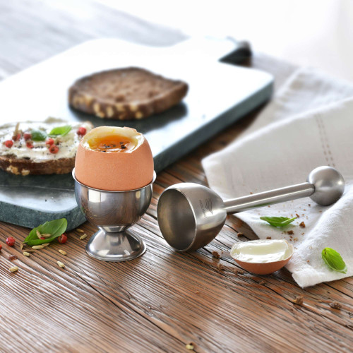 Toqueur & 4 coquetiers inox