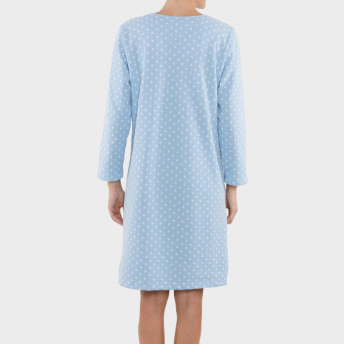 Chemise de nuit molleton Bulles