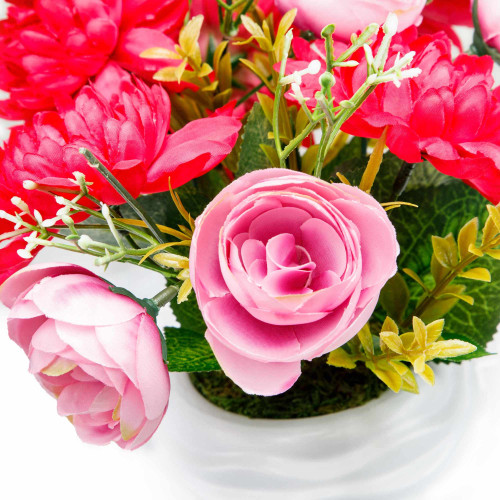 Bouquet dahlias et renoncules