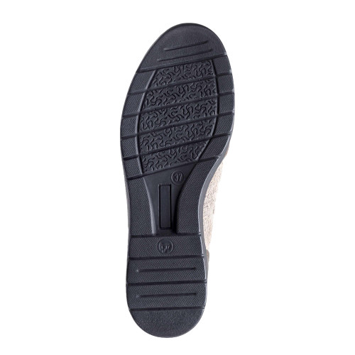 Chaussures zippées bronze