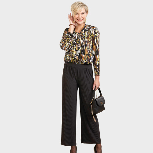 Pantalon plissé Onyx