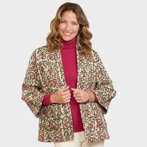 Veste kimono réversible