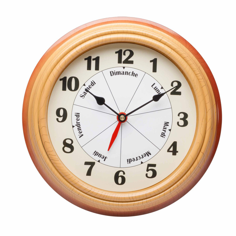 Horloge Au jour le jour
