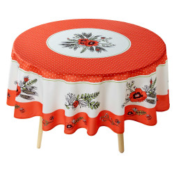 Nappe Coquelicots ronde (Ø...