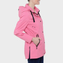 Parka imperméable rose