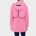 Parka imperméable rose