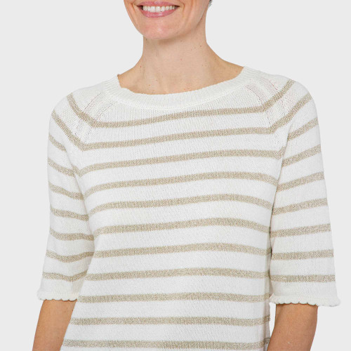 Pull rayé Gold