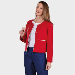 Veste perlée Rubis