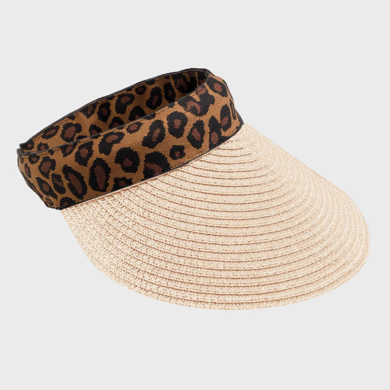 Visière léopard