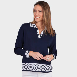 Pull-polo Zigzag