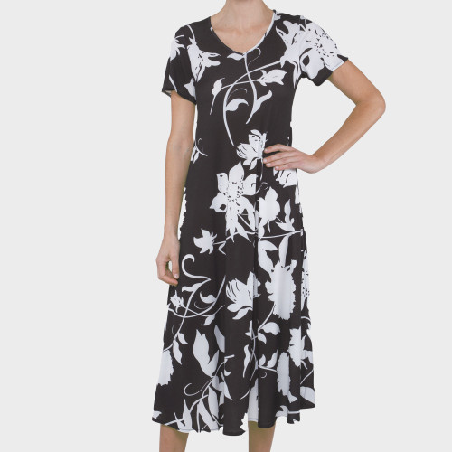 Robe longue fendue