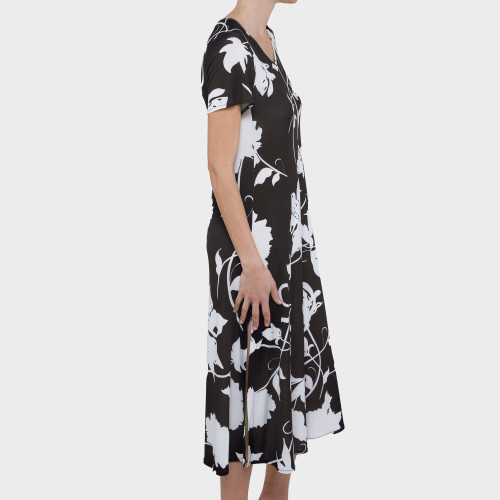 Robe longue fendue