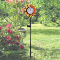 Thermomètre tournesol solaire