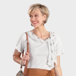 Haut col foulard