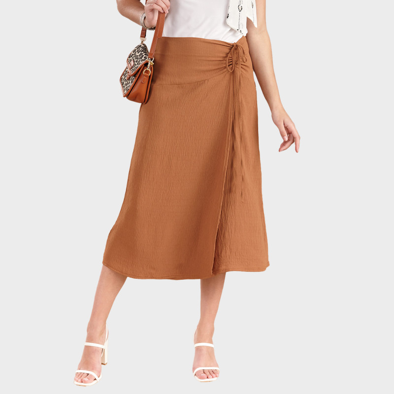 Jupe «portefeuille» Ambre