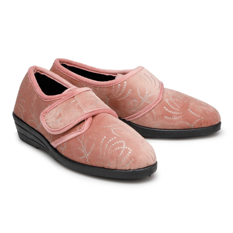 Chaussons velours scratch
