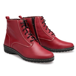 Bottines zip fourrées
