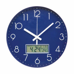 Horloge radiopilotée indigo