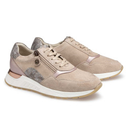 Tennis cuir zippées