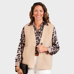 Gilet moutonné