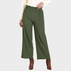 Pantalon maille gaufrée