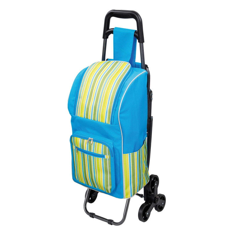 Chariot de courses  isotherme rayé