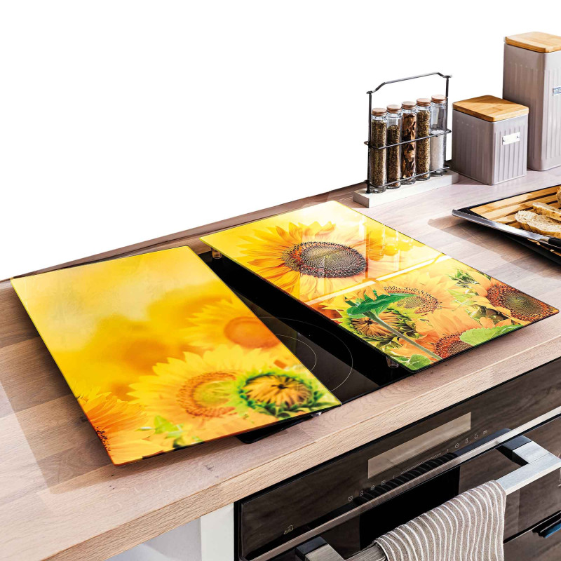 Protège-plaques Tournesols - les 2