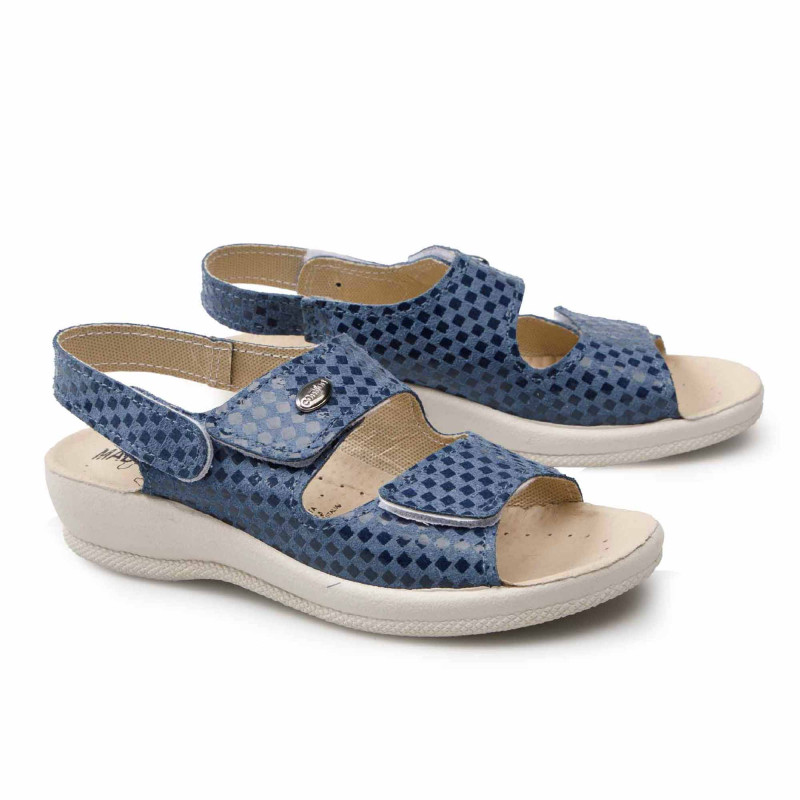 Sandales cuir ajustables