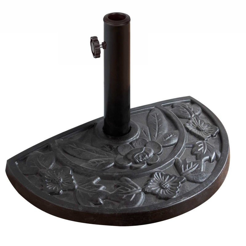 Socle parasol demi-cercle