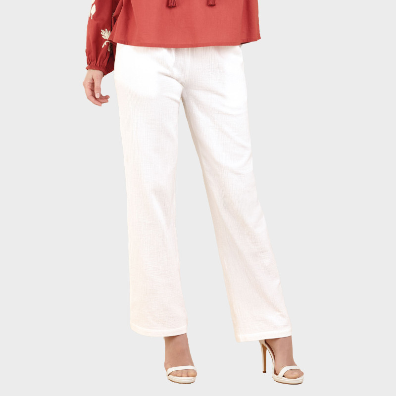 Pantalon gaze de coton