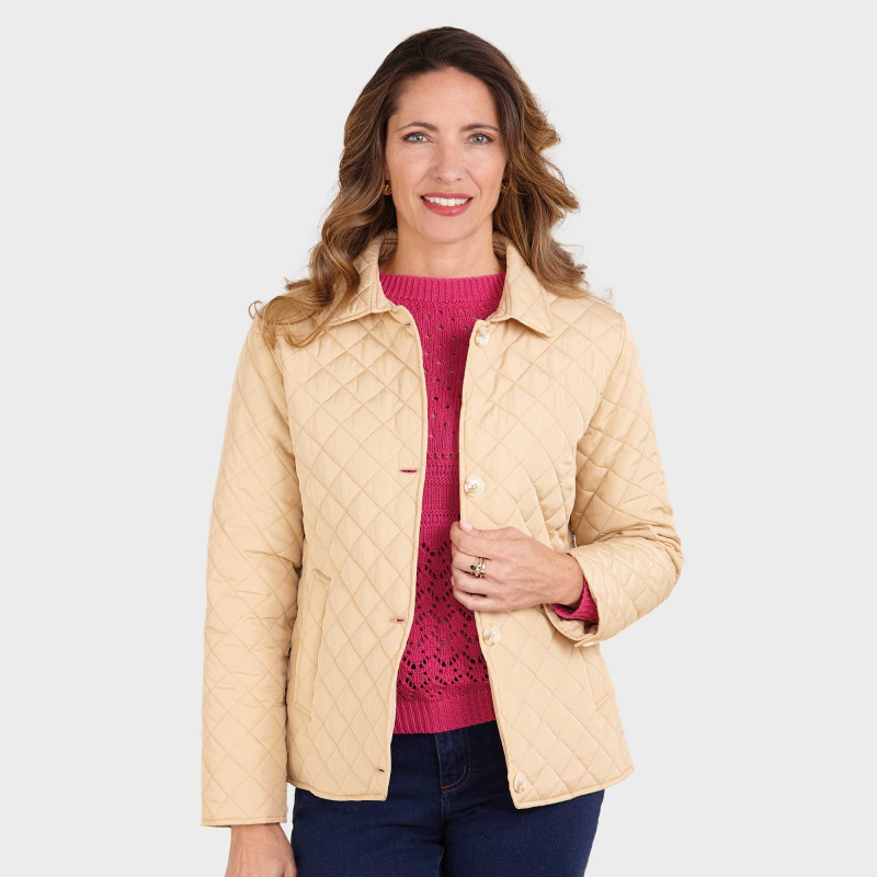 Veste matelassée surpiquée