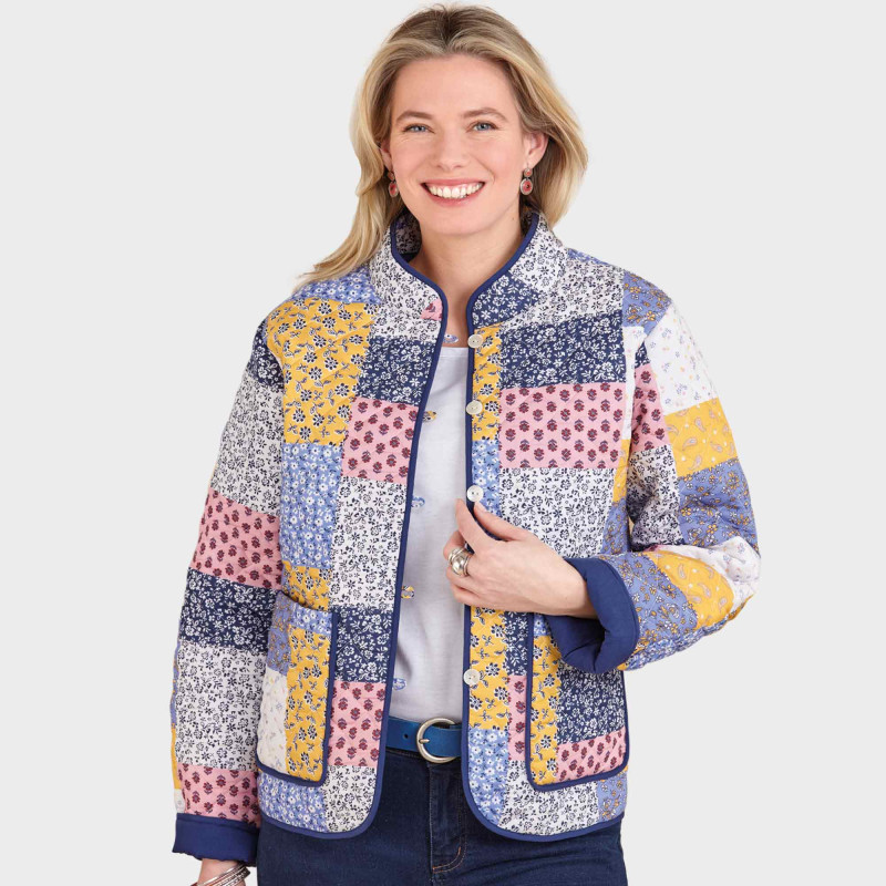 Veste matelassée patchwork