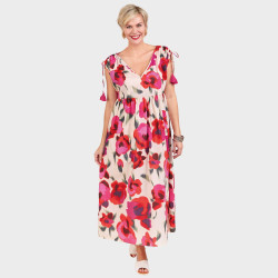 Robe ample Coquelicot