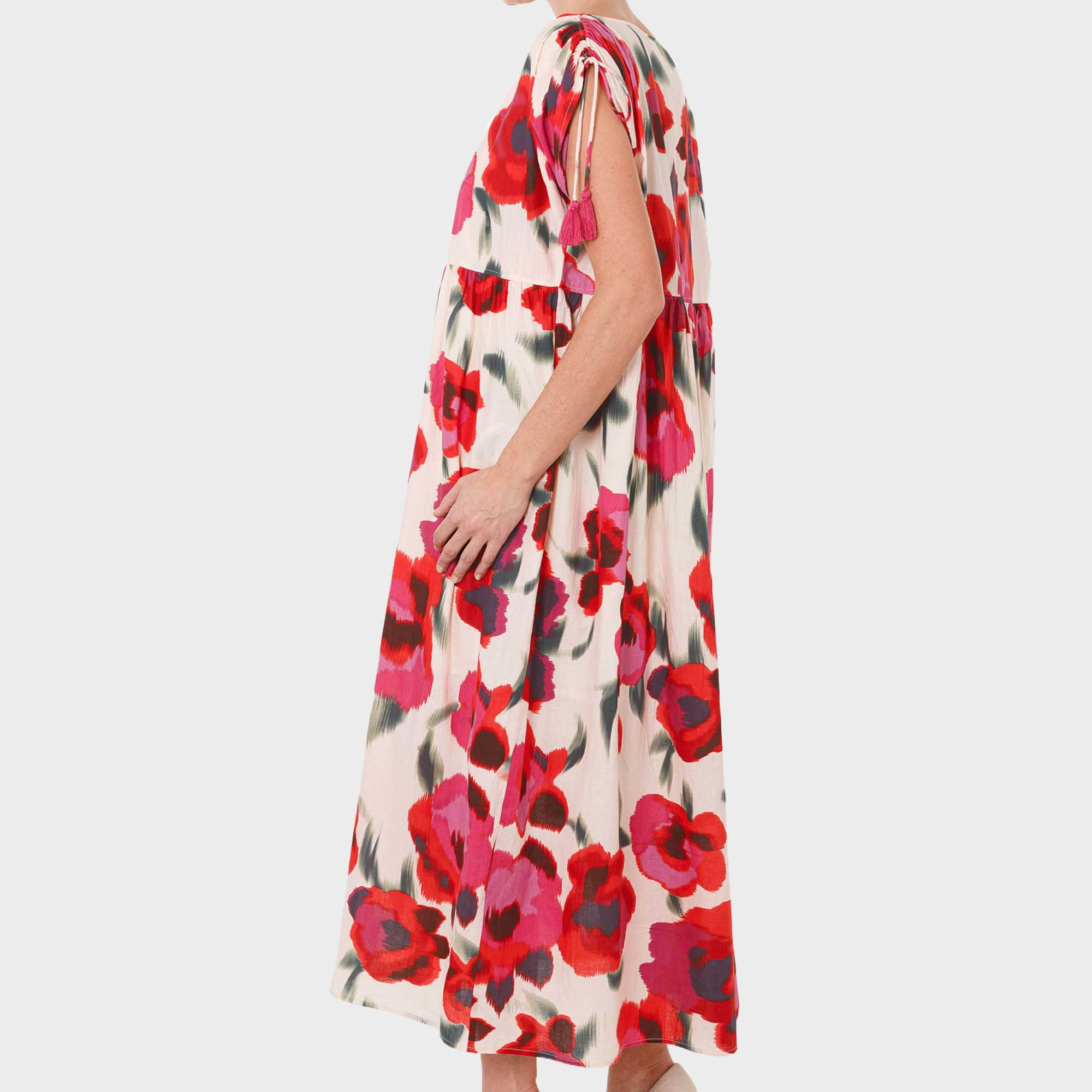 Robe Persifor Fleurs Coquelicot - Taille S Neuve Avec étiquette | Style A-Line Mi-cuisses