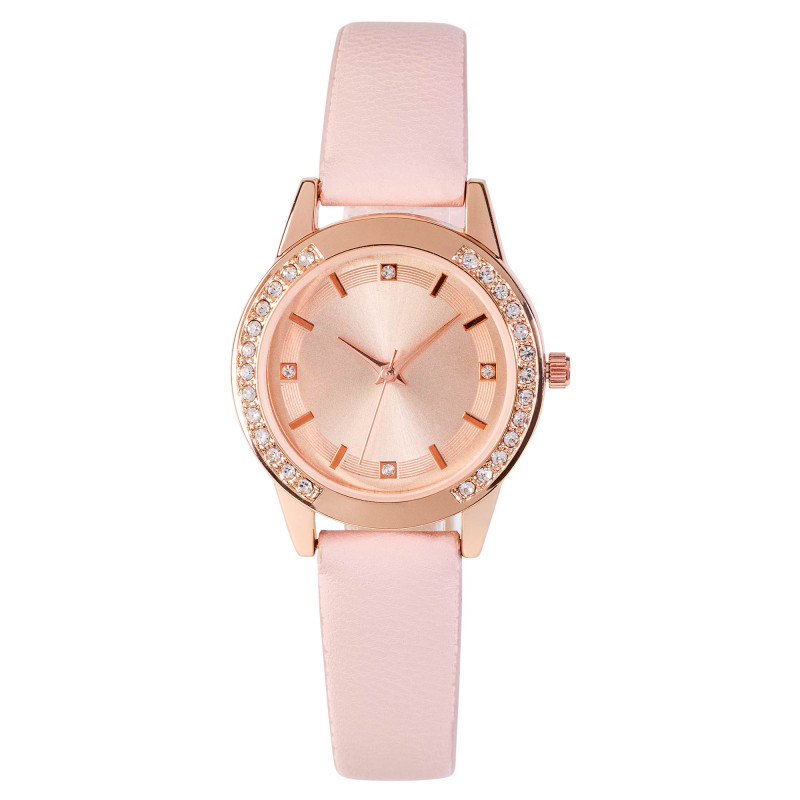 Votre offre du mois - Montre strass rose