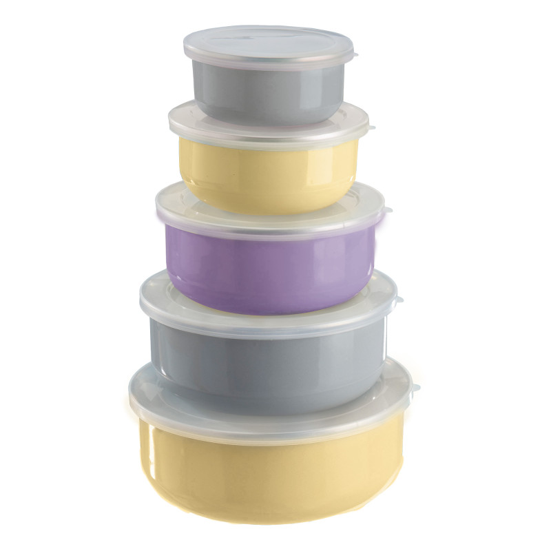 Votre offre du mois : 5 boîtes de conservation émail