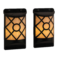 Appliques solaires «flamme»...