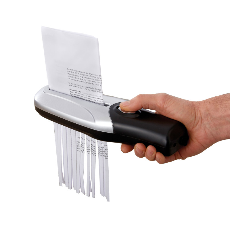 Destructeur de documents portatif