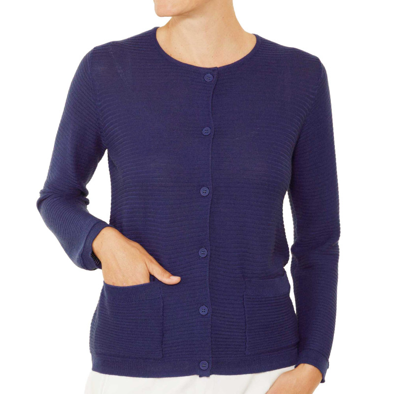 Gilet laine maille côtelée (7)