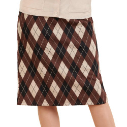 Jupe maille effet jacquard