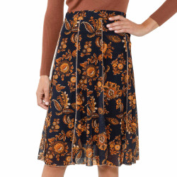 Jupe voile fleurs d’automne