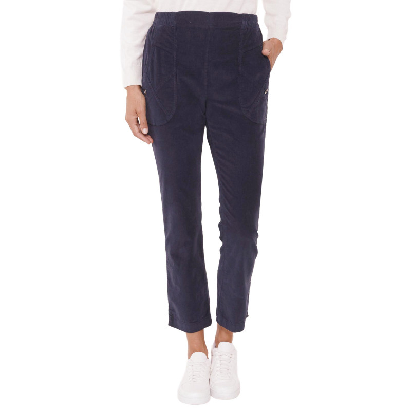 Pantalon velours "ventre plat" (7)