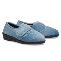 Chaussons velours scratch