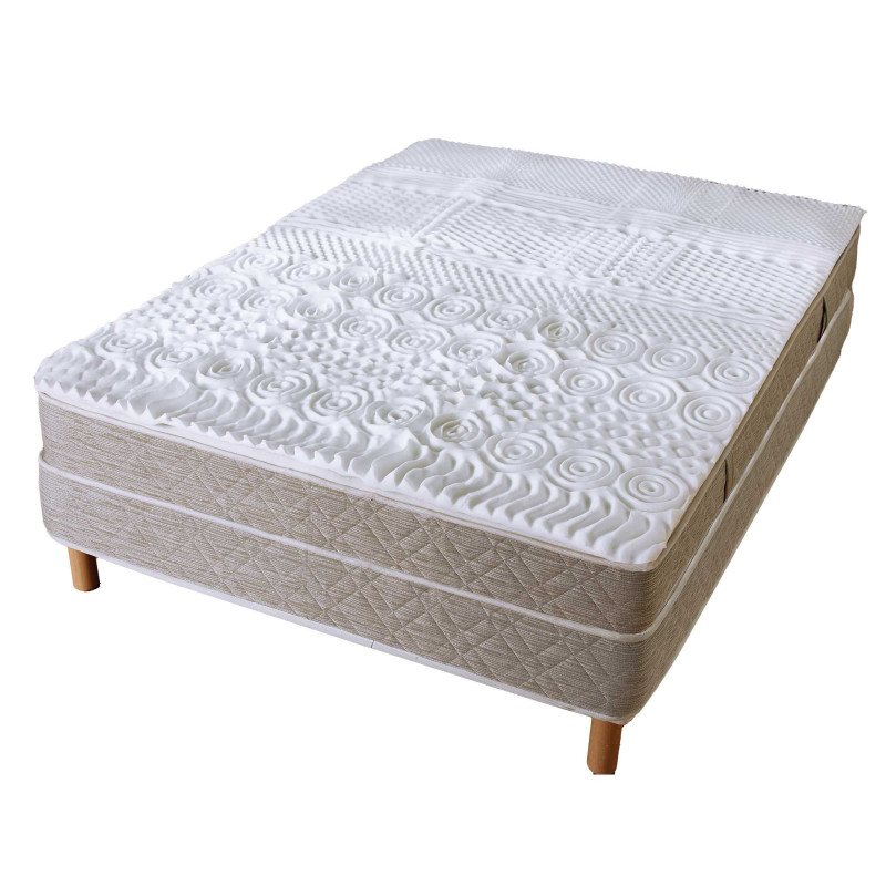 Surmatelas confort 10 zones - 1 place