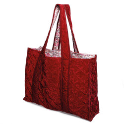 Sac cabas velours