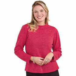 Pull scintillant Rubis