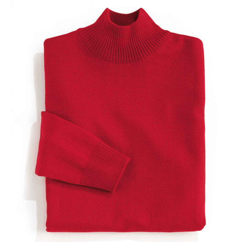 Pulls mérinos à col cheminée - les 3