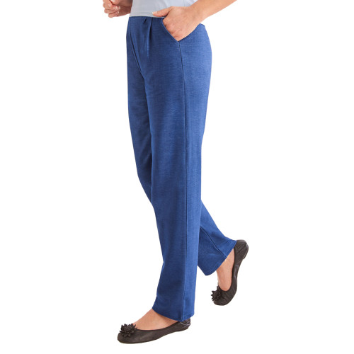 Pantalon maille «denim»